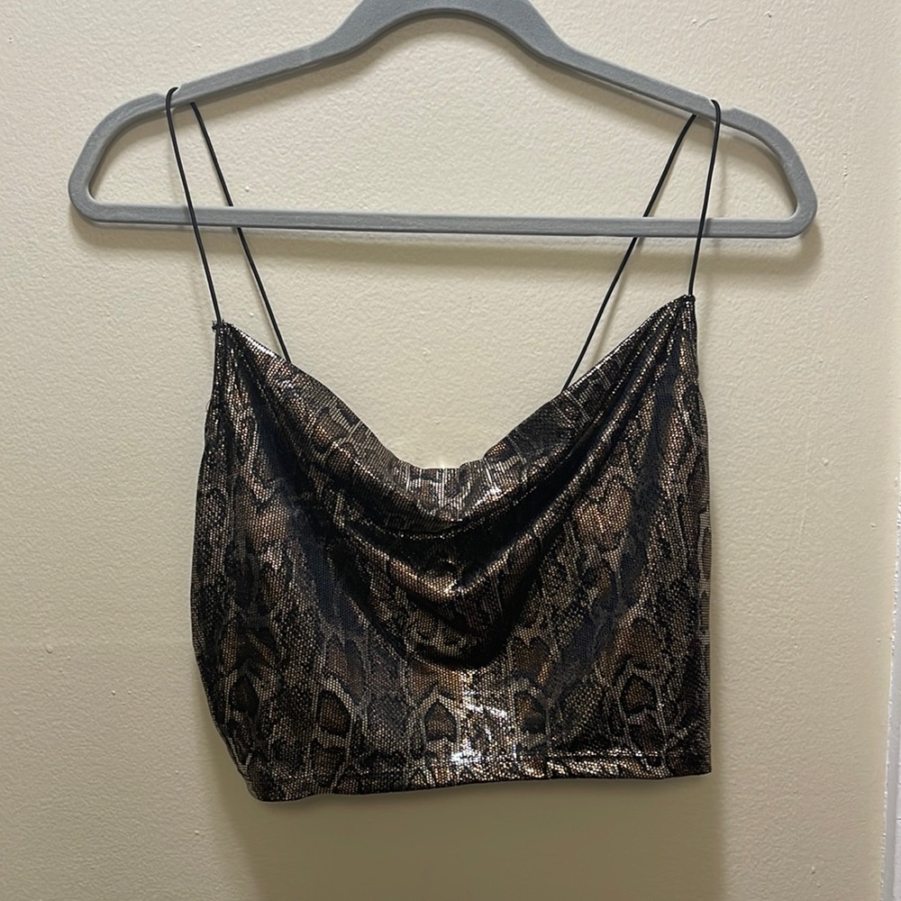 H&M Divided Leopard Tank